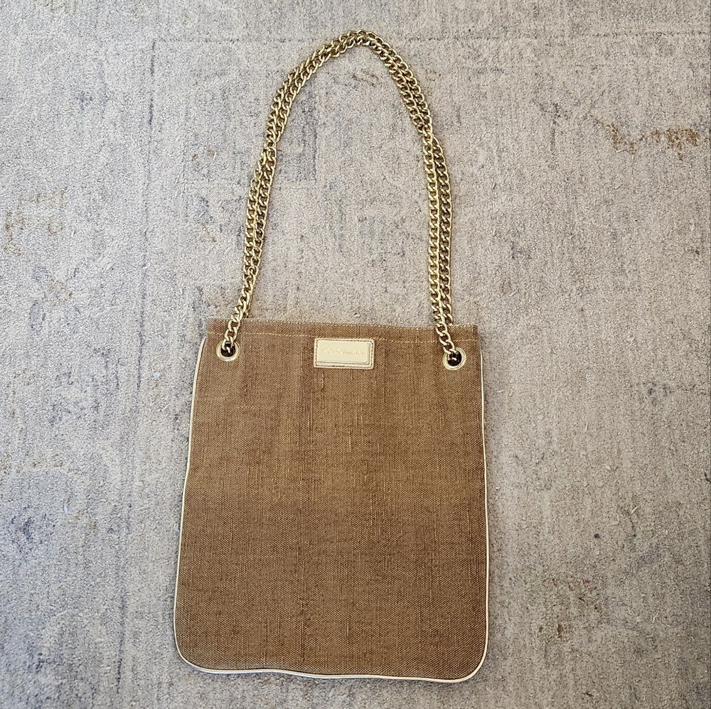 BCBGeneration Shoulder Bag with Gold Chain Straps